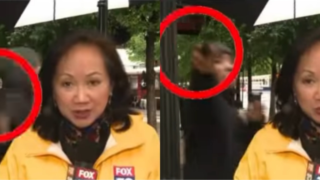 Man points gun at Chicago at  TV crew during a live broadcast on gun&nbsp;violence